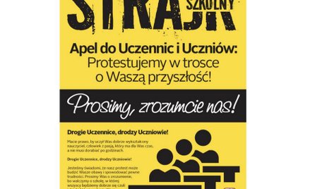 ZNP apeluje do uczniów: Prosimy o zrozumienie