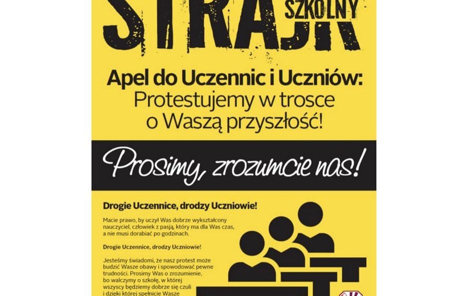 ZNP apeluje do uczniów: Prosimy o zrozumienie