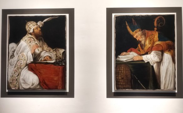 Święty Grzegorz Wielki i Święty Ambroży