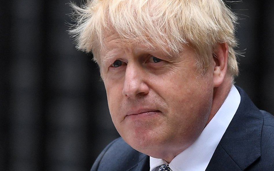 Ustępujący premier Wielkiej Brytanii Boris Johnson