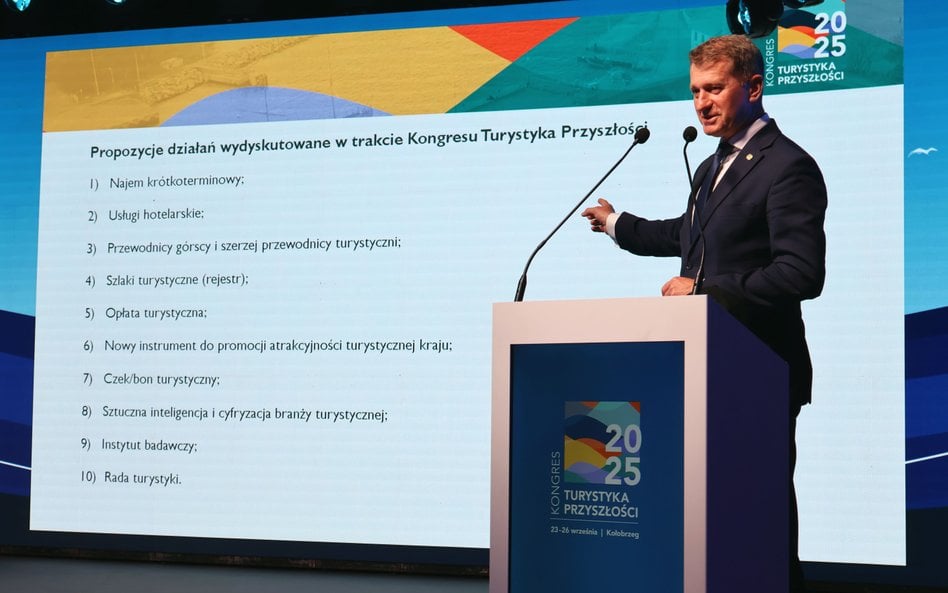 Ireneusz Raś, wiceminister sportu i turystyki przedstawił listę problemów w turystyce, których rozwi