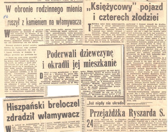 Kilka tytułów „kryminałków” mojego autorstwa z „Expressiaka” sprzed pół wieku