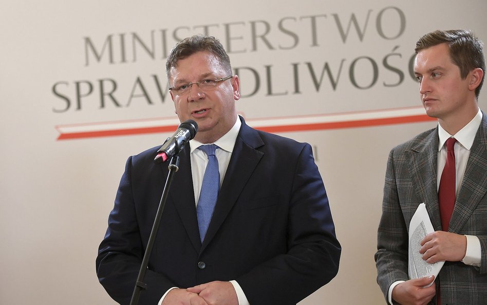 Michał Wójcik i Sebastian Kaleta