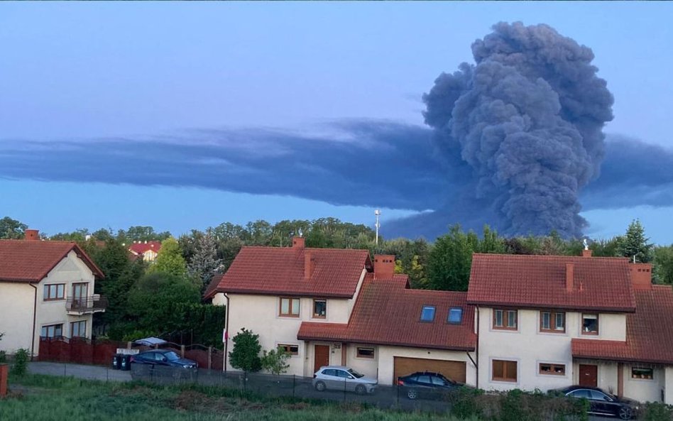 Pożar hali targowej Marywilska 44