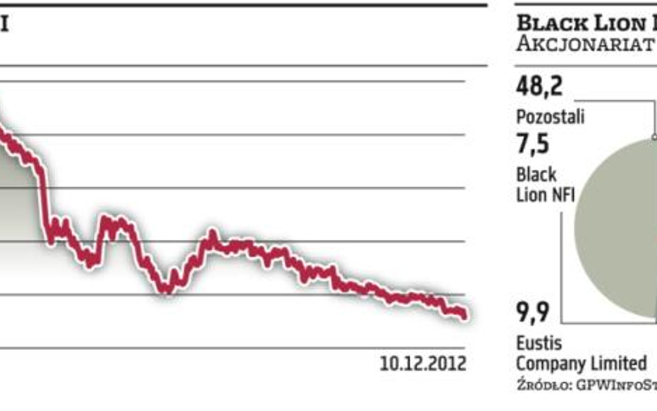Black Lion NFI sprzeda akcje z prawem poboru
