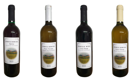 Winnica Nowicka Salome 2021 40 zł   Winnica Nowicka Muller Thurgau 2021 35 zł    Winnica Nowicka Cuv