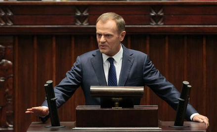 Tusk: trudny rok przed Polską