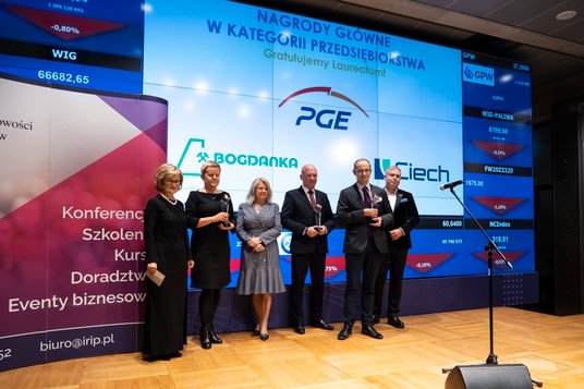 Laureaci nagrody głównej za najlepszy raport roczny wśród przedsiębiorstw. Zwycięzcą w tej kategorii