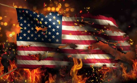 Iran: Firma z Chomejn produkuje flagi USA i Izraela. Do spalenia