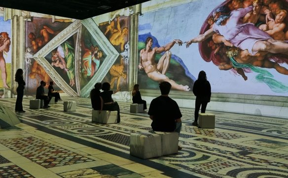 Słynne freski Michała Anioła z Kaplicy Sykstyńskiej w Rzymie