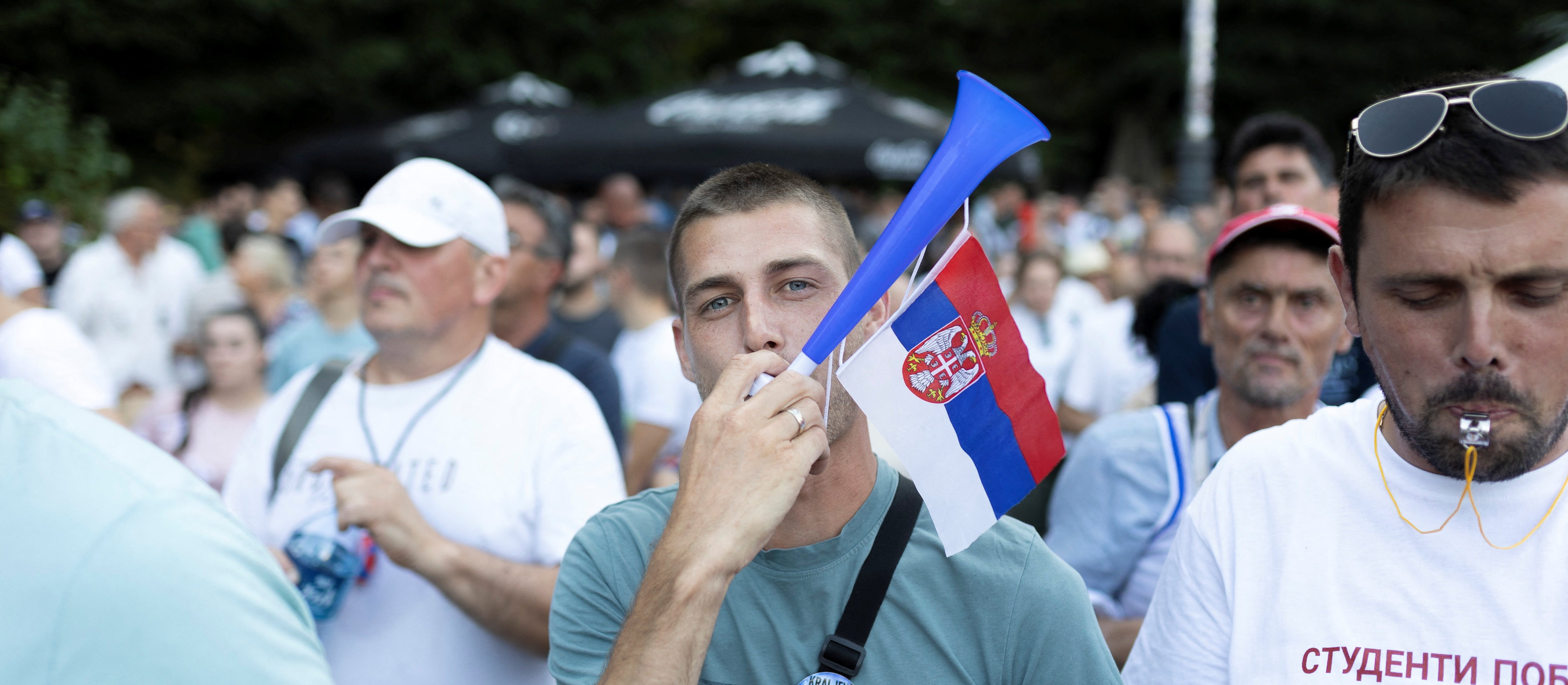 Studenci ponownie wyprowadzili tysiące Serbów na ulice