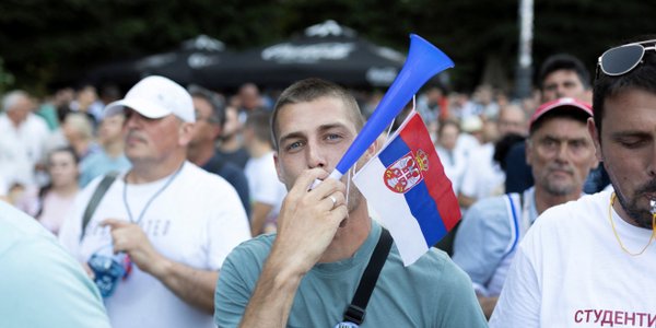 Thousands rally in Kraljevo on St Vitus Day in student-led anti-government protest