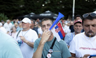 Studenci ponownie wyprowadzili tysiące Serbów na ulice