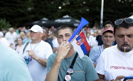Studenci ponownie wyprowadzili tysiące Serbów na ulice