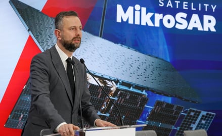 Wicepremier, minister obrony narodowej Władysław Kosiniak-Kamysz podczas konferencji prasowej w Wojs