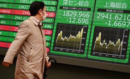 Odbicie na giełdach po silnej przecenie