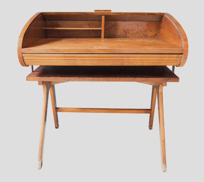 Biurko żaluzjowe z salonu Mody Polskiej.