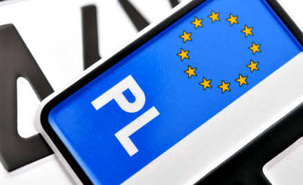 Wóz "nowy", ale na starych blachach. Nawet z innej części Polski