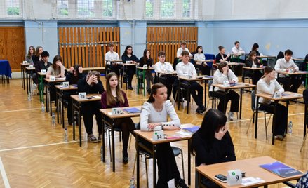 Egzamin maturalny z matematyki w jednej ze szczecińskich szkół