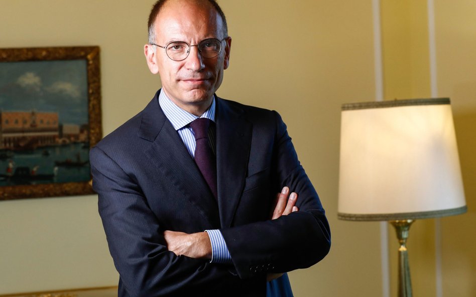 Enrico Letta: Widać wyraźnie hamowanie Unii w porównaniu z USA