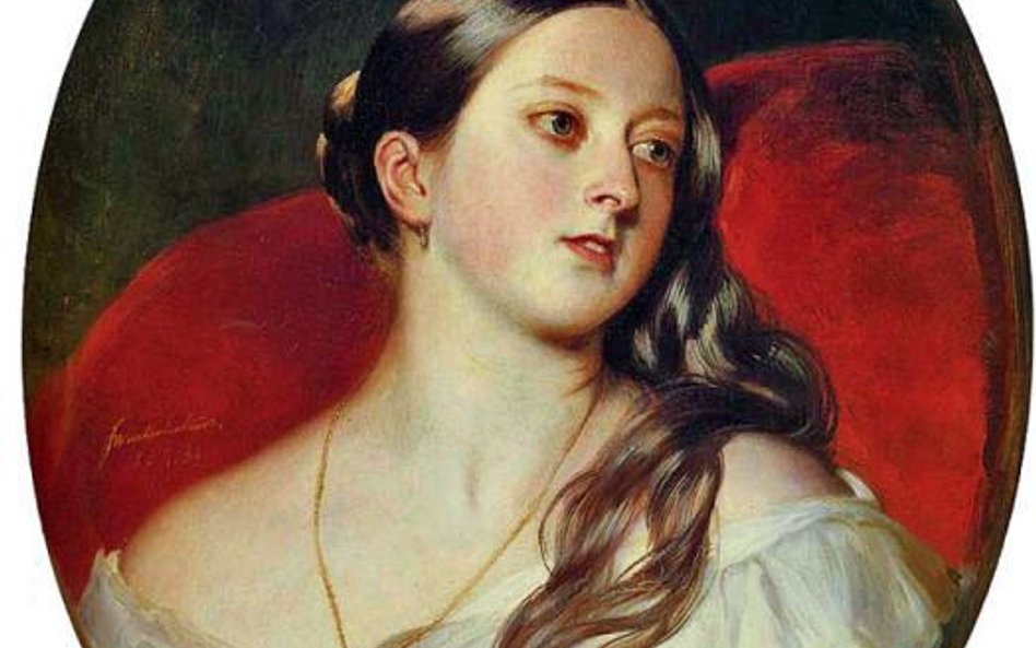 Franz Xaver Winterhalter „Królowa Wiktoria”, 1843 r. (fot. artrenewal.org)