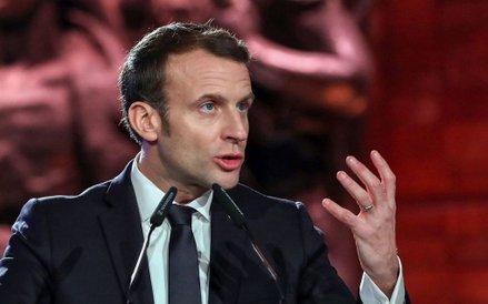Prezydent Francji Emmanuel Macron