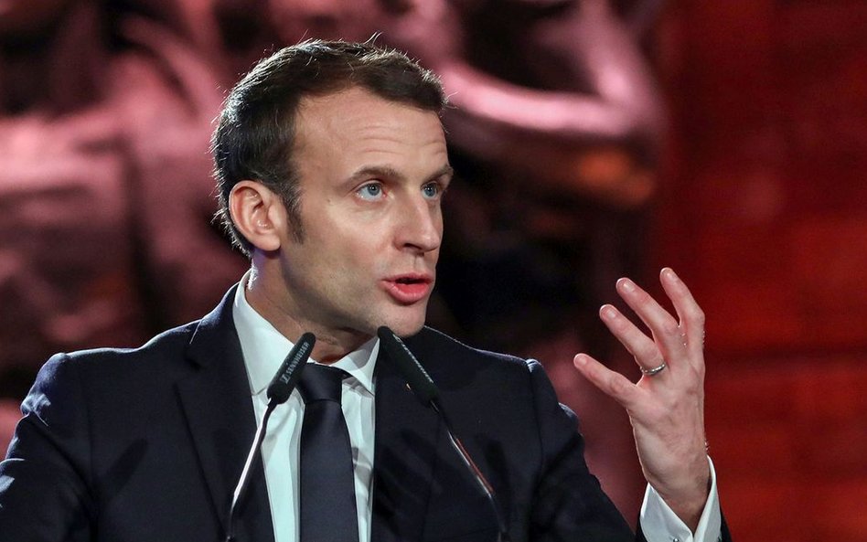 Prezydent Francji Emmanuel Macron
