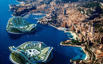 Miasta przypominające liść nenufara będą czyste i piękne