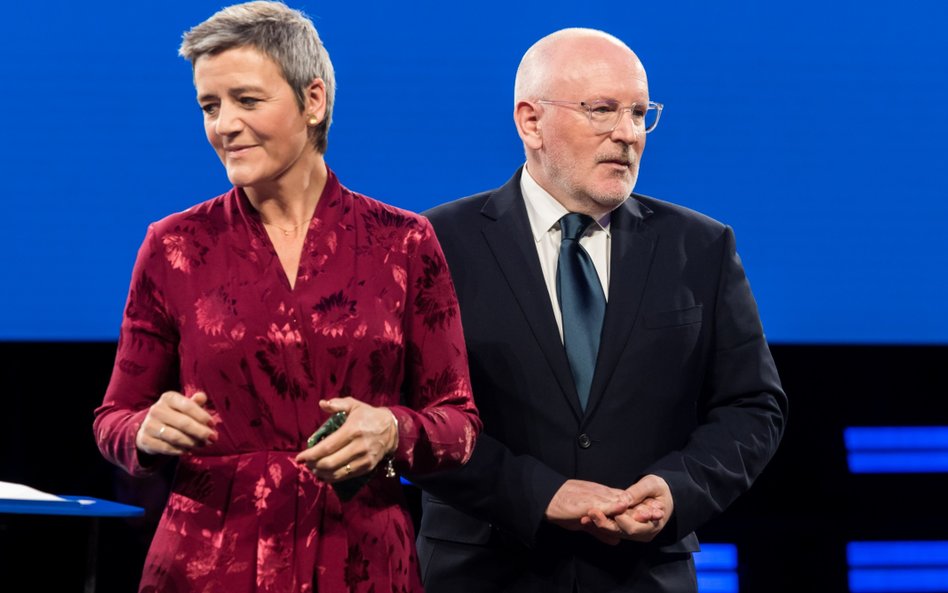 Margrethe Vestager i Frans Timmermans