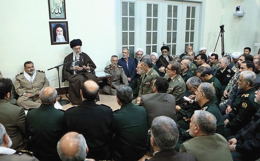 Spotkanie najwyższego przywódcy Islamskiej Republiki Iranu, ajatollaha Alego Chamenei z dowódcami Ko