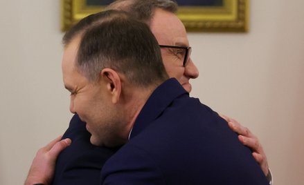 Spotkanie Andrzeja Dudy z Karolem Nawrockim w Pałacu Prezydenckim, 3 czerwca