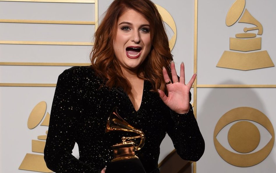 Piosenkarka Meghan Trainor z nagrodą Grammy dla najlepszego nowego artysty. Ogromną popularność przy
