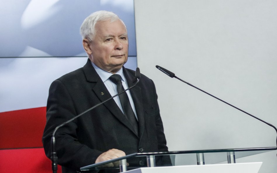 Prezes PiS Jarosław Kaczyński