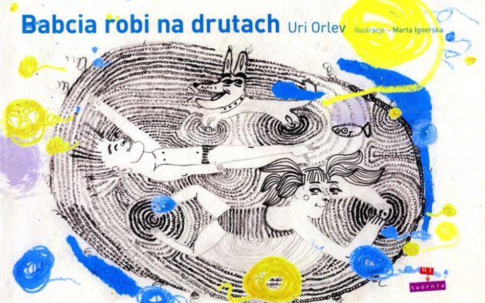 Okładka książki "Babcia robi na drutach"