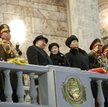 Kim Dzong Un z córką na paradzie wojskowej