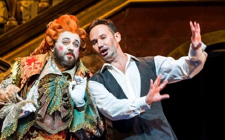 Grzegorz Szostak (Don Pasquale) i Mariusz Kwiecień (Malatesta)