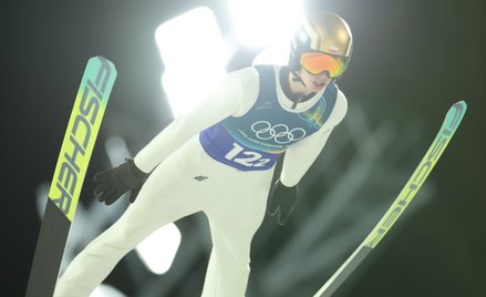 Zimowe Igrzyska Olimpijskie - Mediolan i Cortina d’Ampezzo 2026. Kacper Tomasiak podczas pierwszej s
