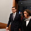 Premier Mateusz Morawiecki z żoną Iwoną Morawiecką
