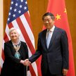 Janet Yellen, sekretarz skarbu USA, podczas wizyty w Pekinie spotkała się m.in. z He Lifengem, wicep