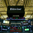 Bitwise Spot Bitcoin ETF (BITB) na parkiecie nowojorskiej giełdy papierów wartościowych (NYSE)
