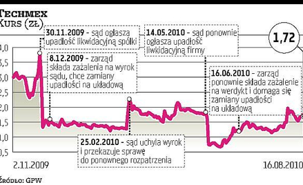 Techmex: Sąd rozpatrzy zażalenie upadłej spółki