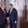 Donald Trump i Andrzej Duda w czasie pierwszej wizyty prezydenta USA w Polsce