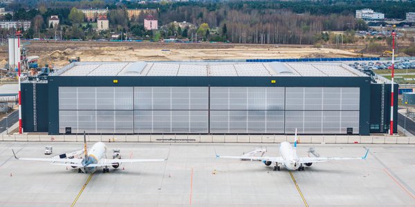 Katowickie lotnisko ma nowy hangar do specjalistycznych przeglądów samolotów