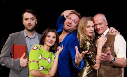 Od lewej Filip Bobek, Anna Sienkiewicz, Bartek Kasprzykowski, Tamara Arciuch, Piotr Zelt