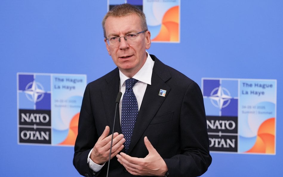 Prezydent Łotwy Edgars Rinkeviczs