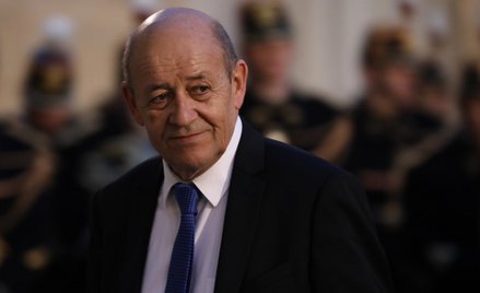 Minister spraw zagranicznych Francji Jean-Yves Le Drian