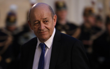 Minister spraw zagranicznych Francji Jean-Yves Le Drian
