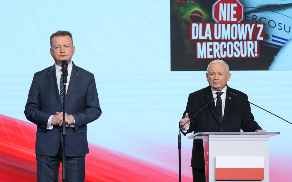 Mariusz Błaszczak i Jarosław Kaczyński