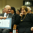 Jacek Taylor i Maria Teresa Romer - przewodnicząca kapituły