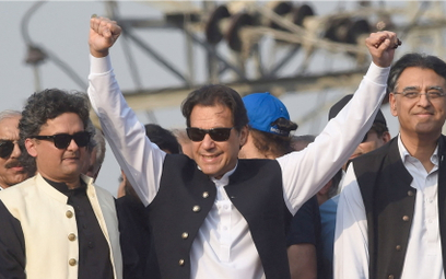 Były premier i gwiazda krykieta Imran Khan w 2022 r.